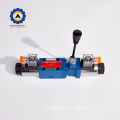 Manual electric integrated solenoid directional valve